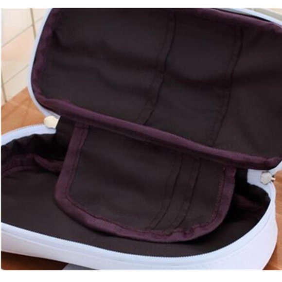 Kawaii Black & White Zebra Pencil Case 1 Piece - Picture 3 of 4